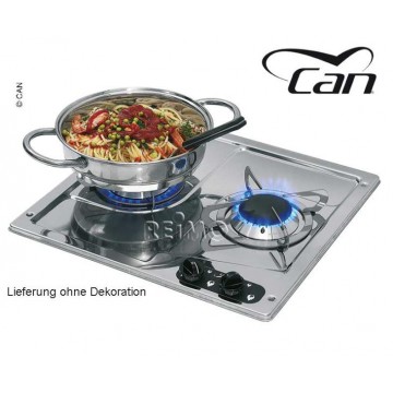 Cocina 2 llamas de acero