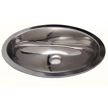 Fregadero ovalado de acer