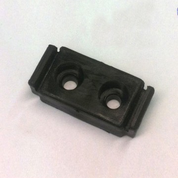 Montaje en el suelo negro