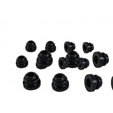 Haltestopfen schwarz 4mm