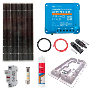 Kit Solar Camper 200W 12v +...