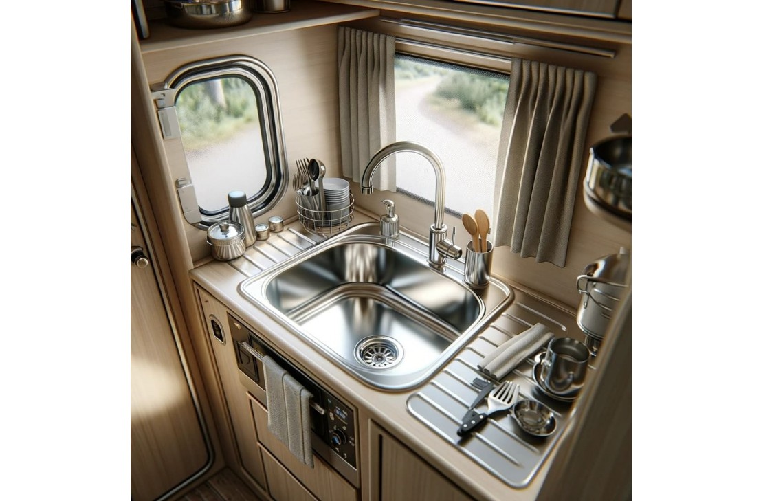 Tipos de Fregaderos para Camper: Encuentra el Ideal para tu Furgoneta